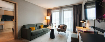 View of the seating area with sofa in the living area