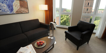 Interior view of the Suite in the ATLANTIC Grand Hotel in Bremen Interior view of the suite in the ATLANTIC Grand Hotel in Bremen